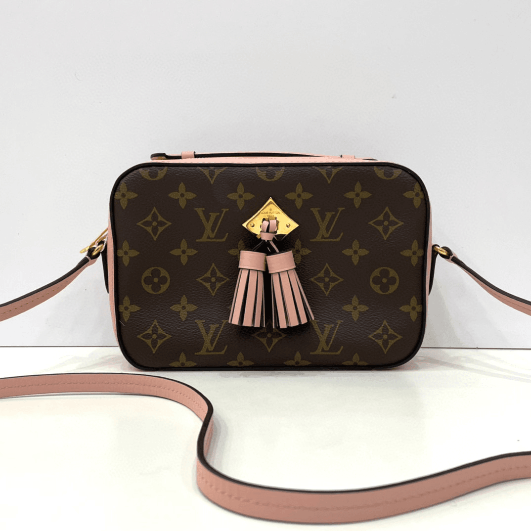 99新 LouisVuitton/路易威登 7姐福利/老花拼粉 相机包