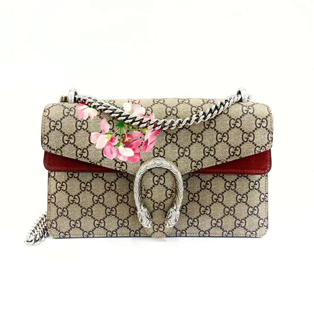 95新 GUCCI/古驰 7姐专场/老花花卉款 中号 酒神