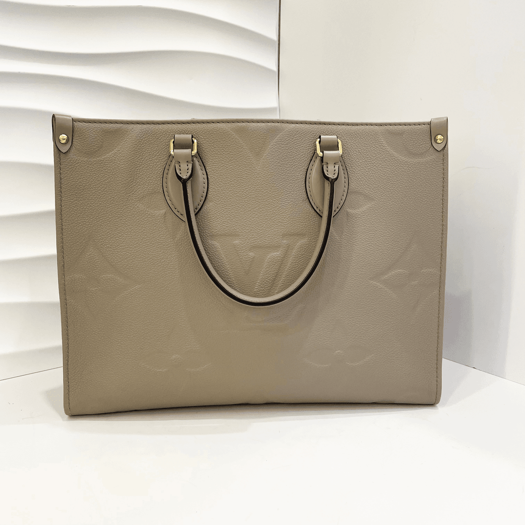 99新 LouisVuitton/路易威登 7姐福利/大象灰 中号 onthego