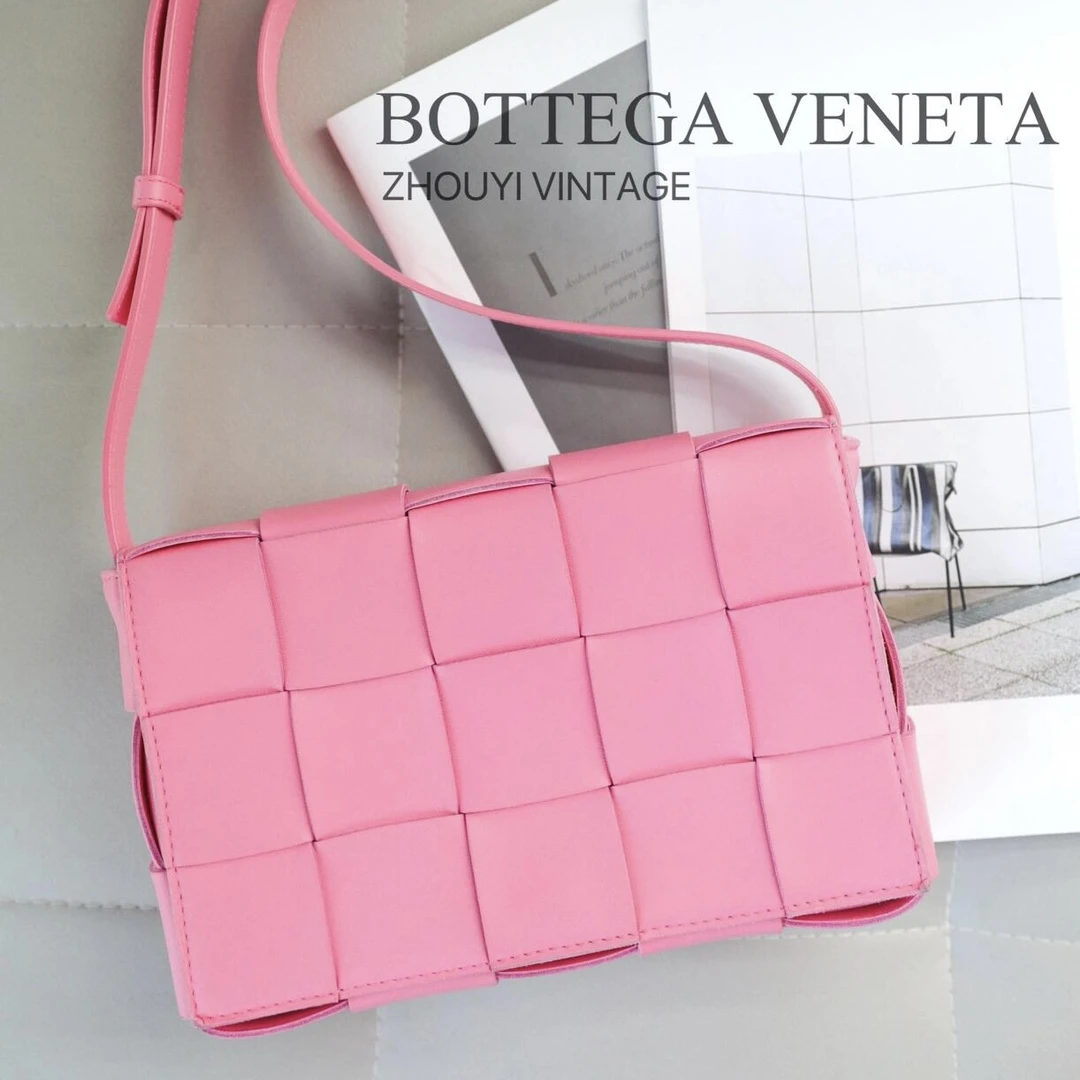 95新 BOTTEGA VENETA/葆蝶家 7姐专场/cassette 15格 编织豆腐包
