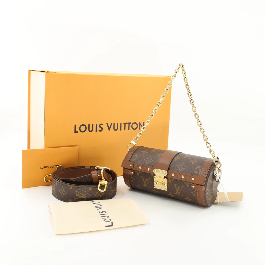 99新 LouisVuitton/路易威登 芯片带盒小全套巴比龙包/S230424007