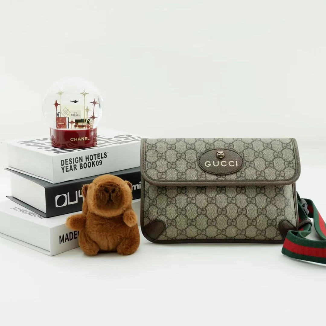 95新 GUCCI/古驰 /虎头腰包/JM240923003