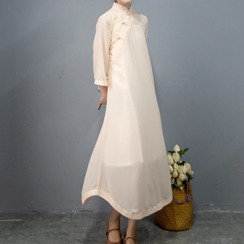 13203新款文艺清新连衣裙套装春夏森系女雪纺两件套超仙吊带裙