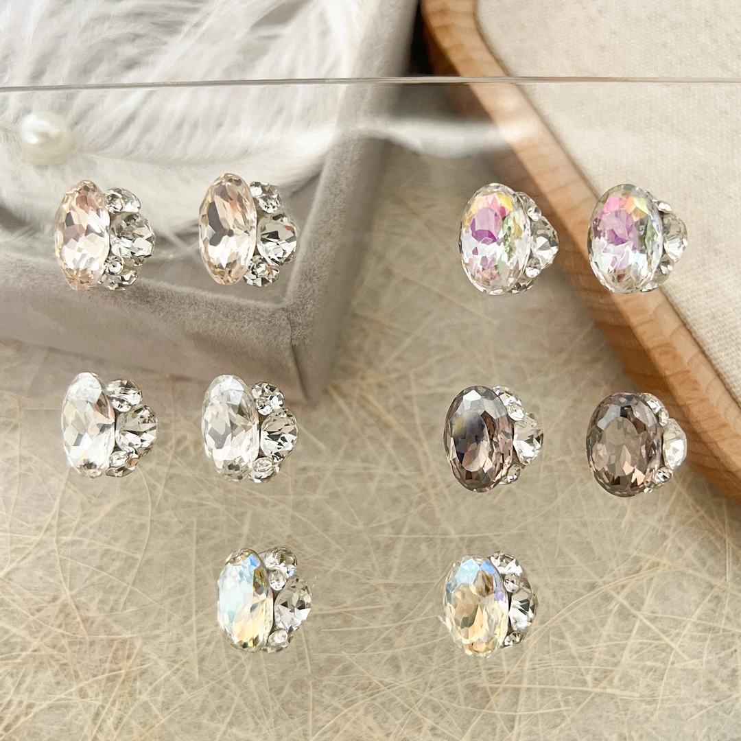 【8x12mm鸟巢切鸽子蛋成品钻球】爆款美甲堆钻饰品指甲装饰堆堆钻