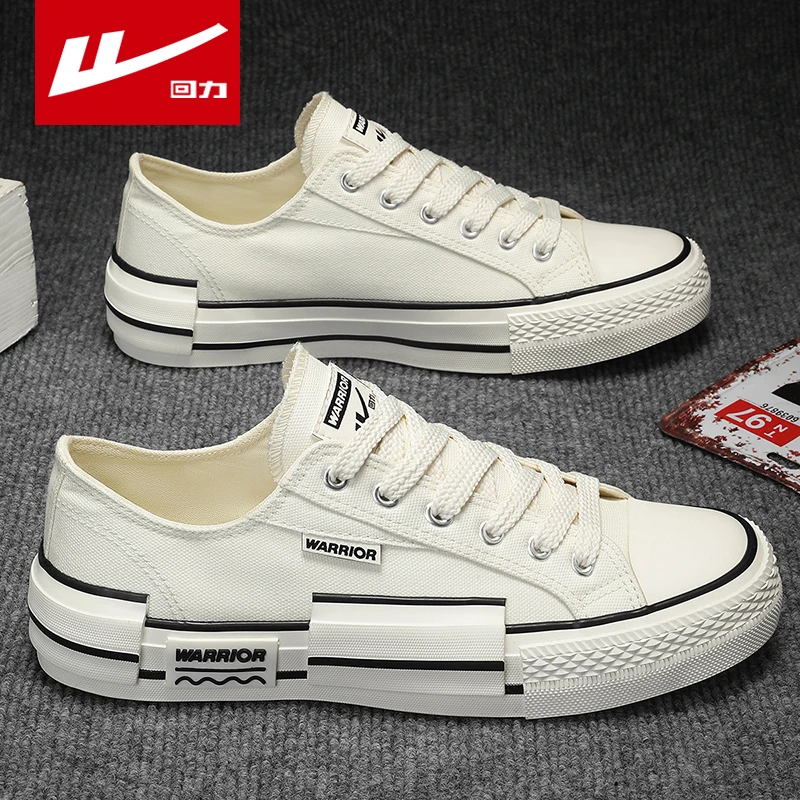 回力男鞋2025夏季新款时尚百搭休闲低帮透气男士帆布鞋青少年板鞋