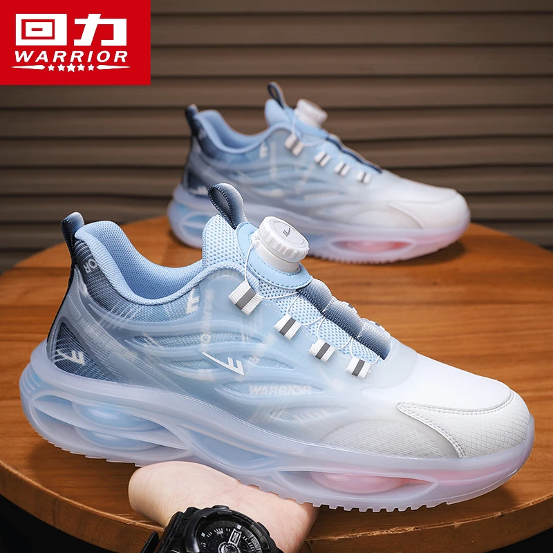 回力男鞋秋季2025新款透气休闲跑步运动学生椰子网面气垫减震潮鞋