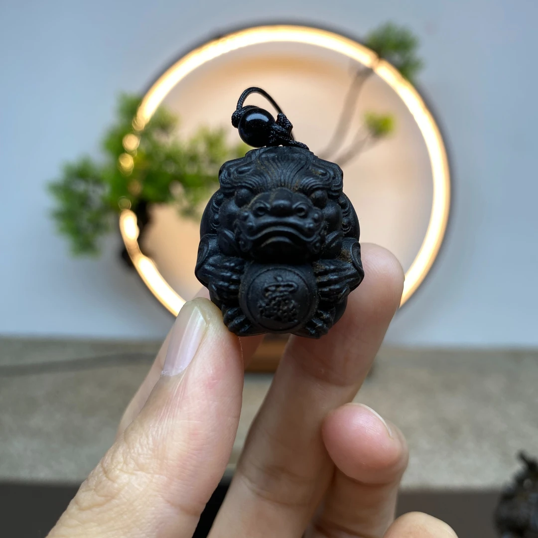小貔貅挂件纯手工雕刻