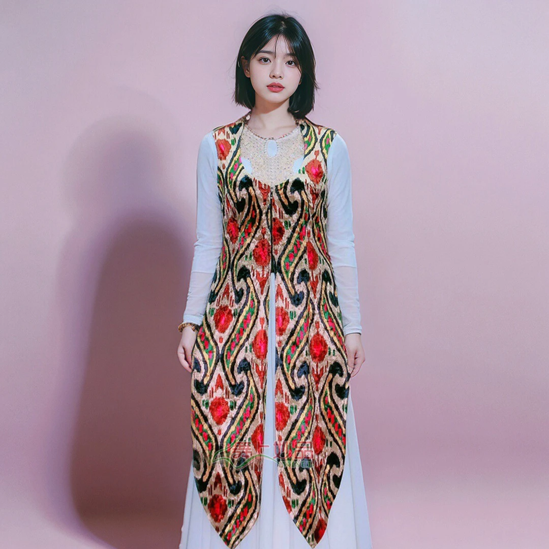 舞上妙品舞上妙品艾特莱斯金丝绒外搭马甲