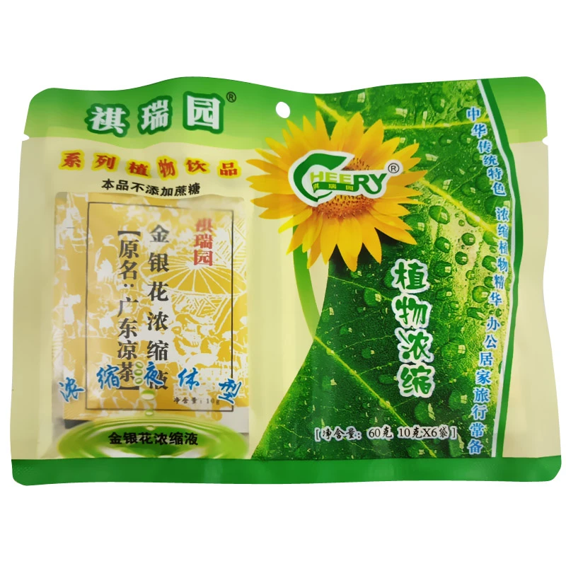 祺瑞园 金银花浓缩液植物饮料  10g*6袋