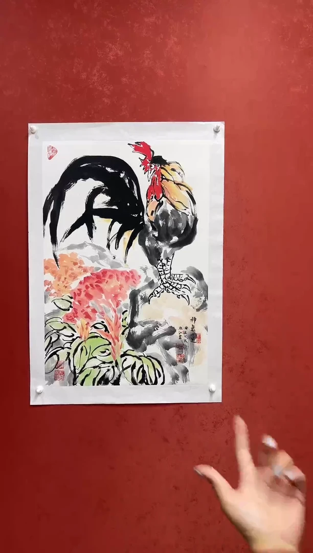 【闪购商品】《哲瀚书画院》王祖江教授精品花鸟作品
