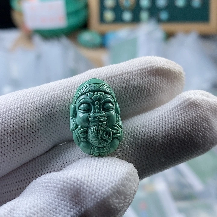 绿松石颈饰未镶嵌花****6