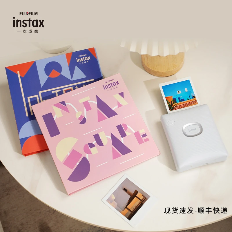 INSTAX/富士拍立得一次成像方形相册结构美学/平面幻想款便携实用