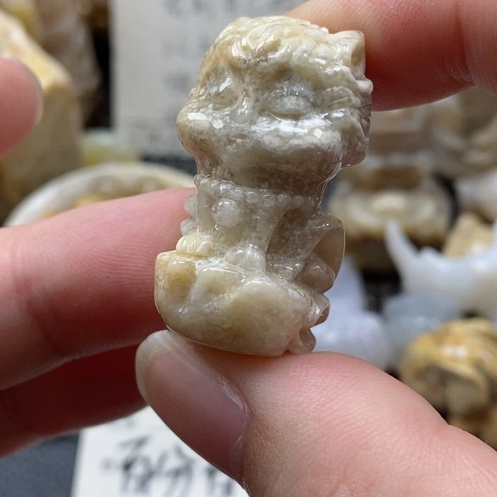 硅化珊瑚（珊瑚玉）颈饰未镶嵌