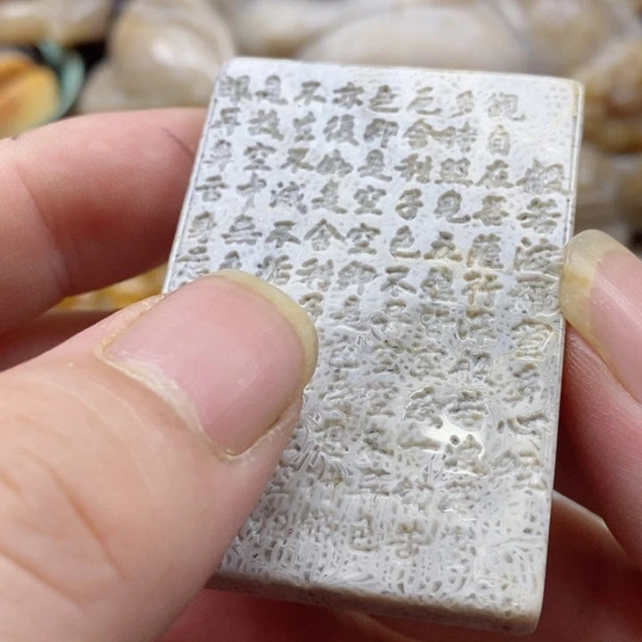 硅化珊瑚（珊瑚玉）颈饰未镶嵌