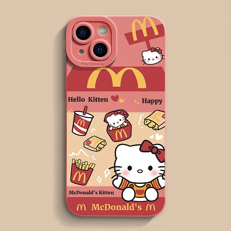 薯条凯特适用iPhone15苹果12/13新款14promax手机壳11xs软壳8p7/6