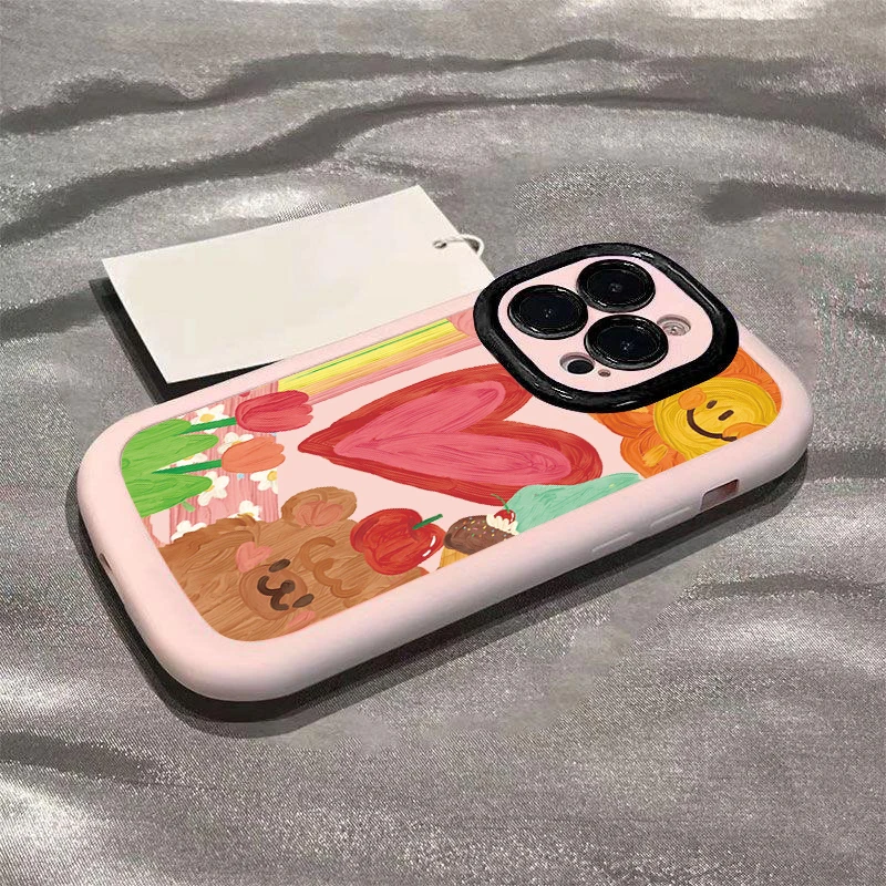 壳玛仕油画太阳爱心适用苹果15promax手机壳14iphone12/13软11x新