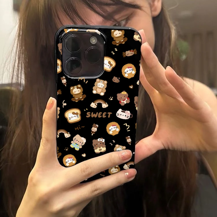 壳玛仕吐司凯蒂大孔适用苹果15手机壳iphone13/14promax可爱12/11