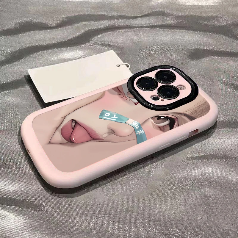 个性女孩iphone15苹果手机壳14promax高级13pro全包12p卡通11防摔