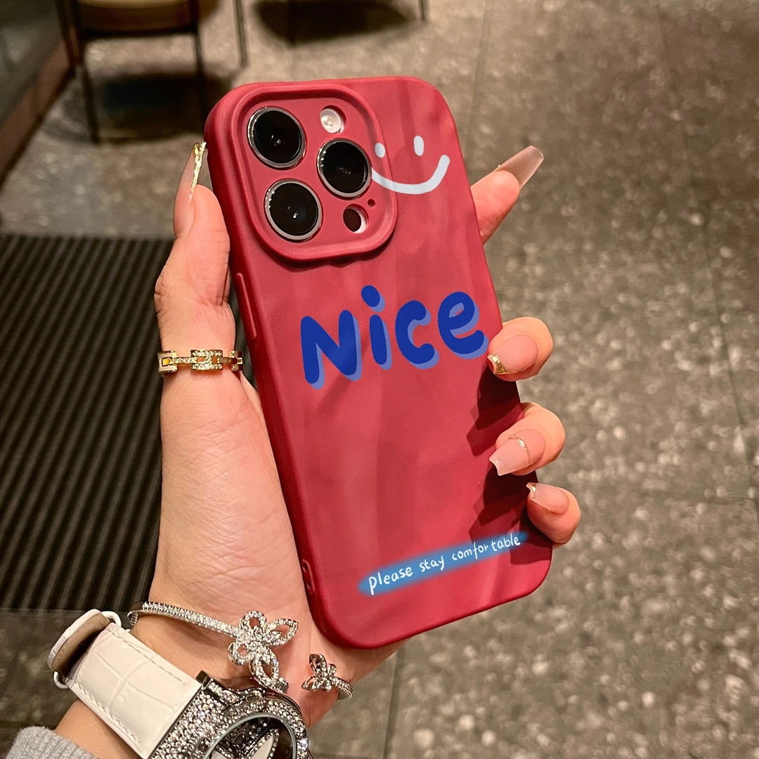 NICE英文适用苹果15/14手机壳iPhone14promax软胶13pro12/11/xr/7