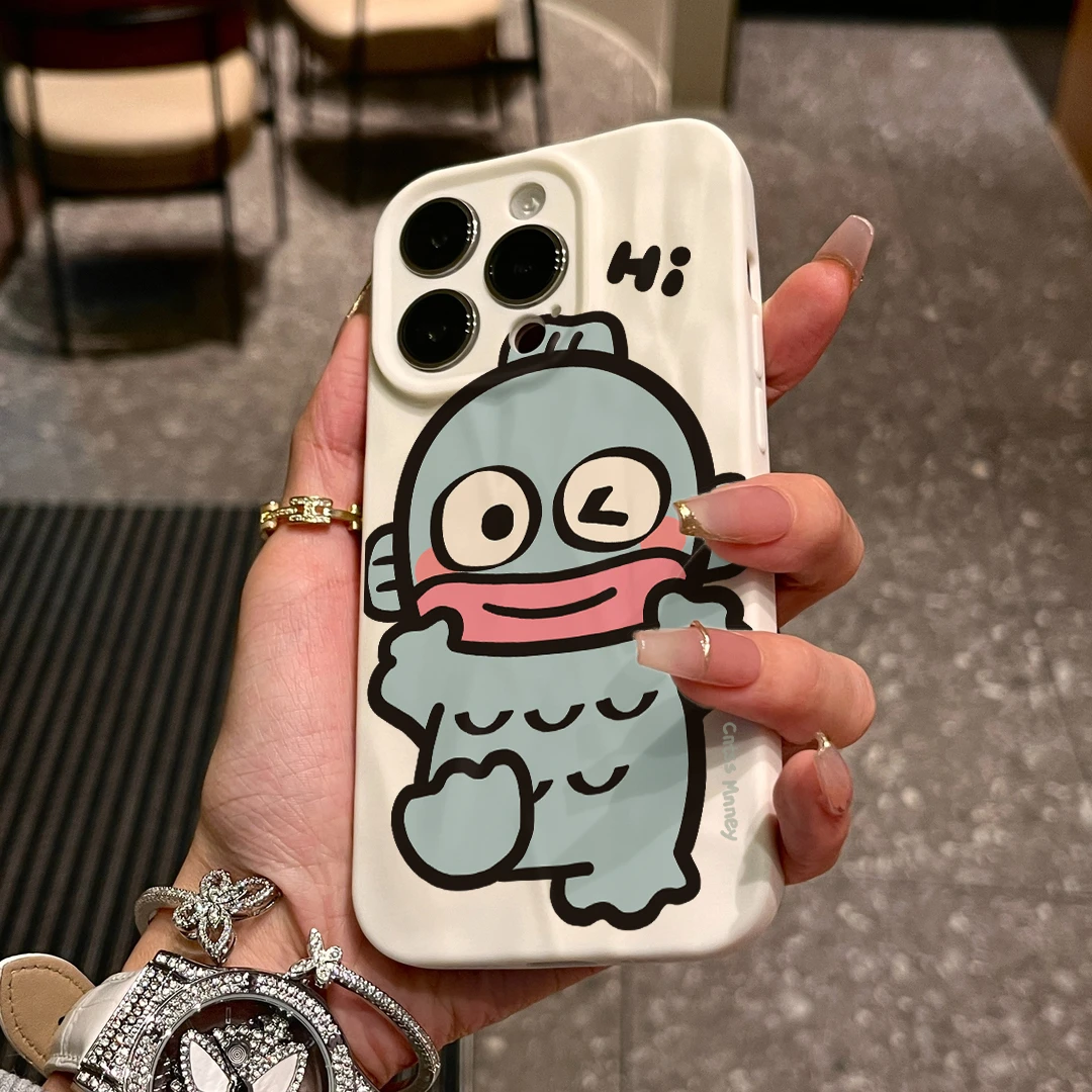 壳玛仕开心丑鱼适用苹果15手机壳iPhone14promax软13pro12/11xr/8