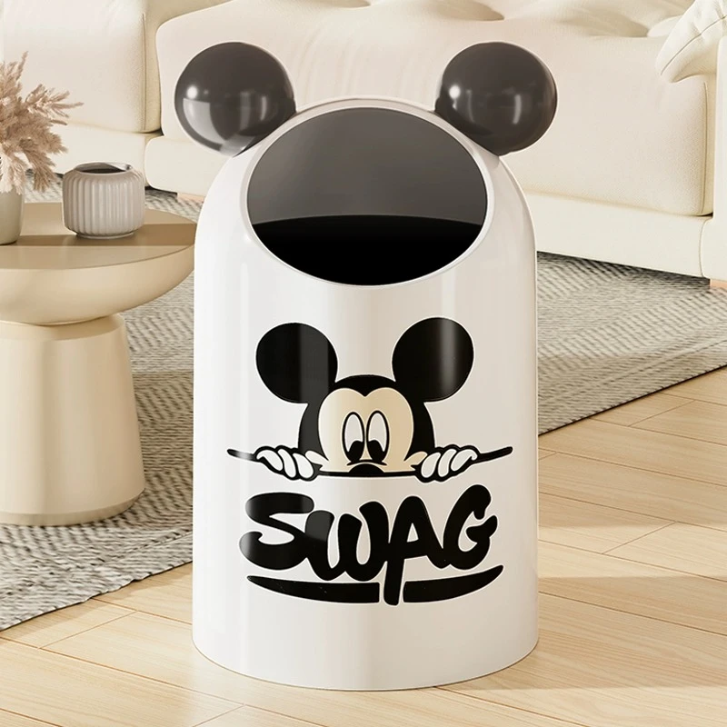 垃圾桶家用客厅卧室儿童无盖高颜值大收纳桶可爱大容量大号办公室