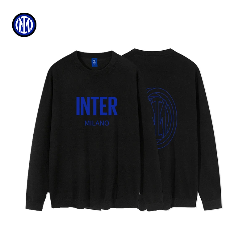 FCIM/国际米兰足球俱乐部立体INTER logo系列图案运动圆领卫衣