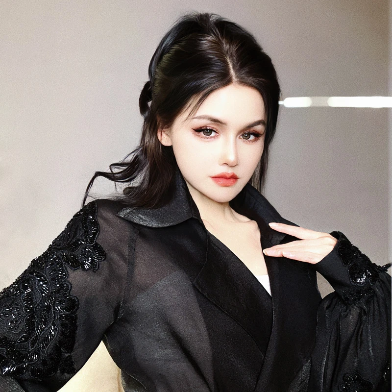 【CC设计】暗夜玫瑰重工女神风衣