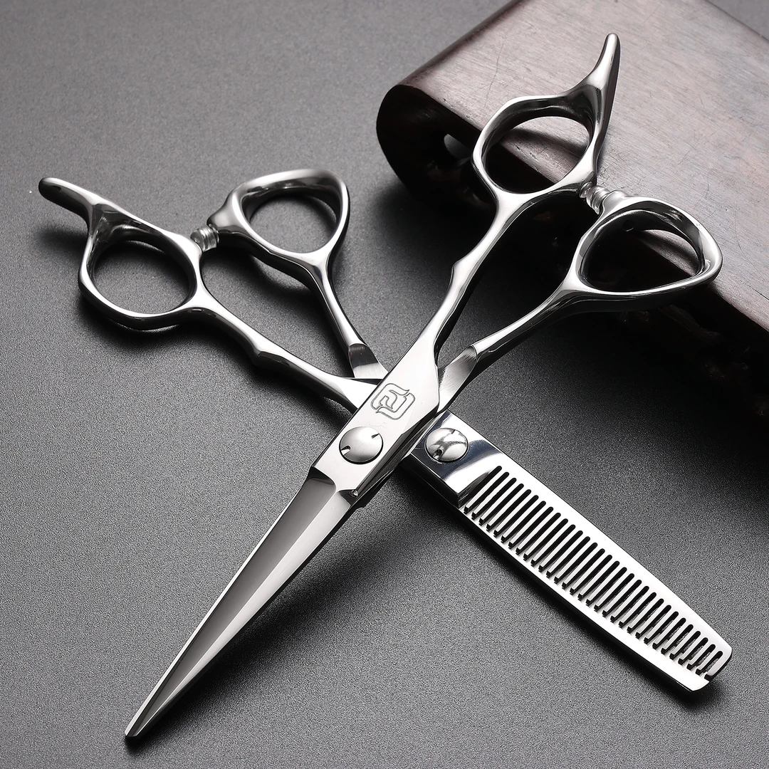 美发师专用剪刀理发师女发型师打薄无痕剪碎发剪发廊理发店6.0寸