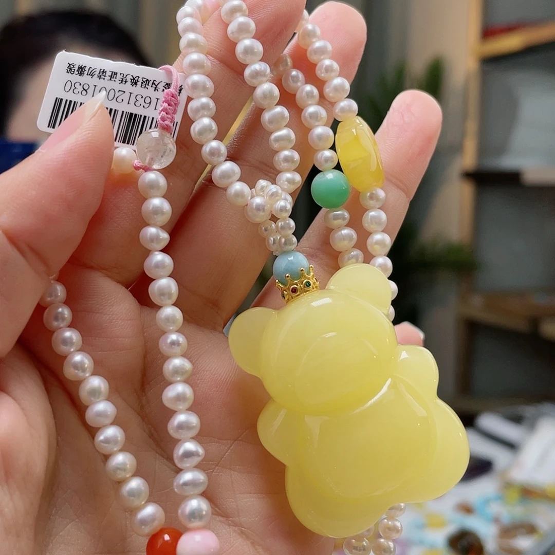 蜜蜡手链未镶嵌蜜蜡项链