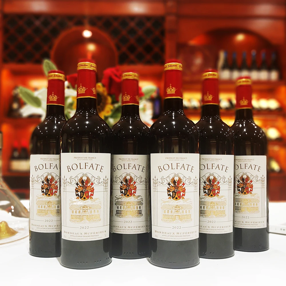 【老板娘专享】法国原瓶超级波尔多波尔法特干红葡萄酒精选750毫升