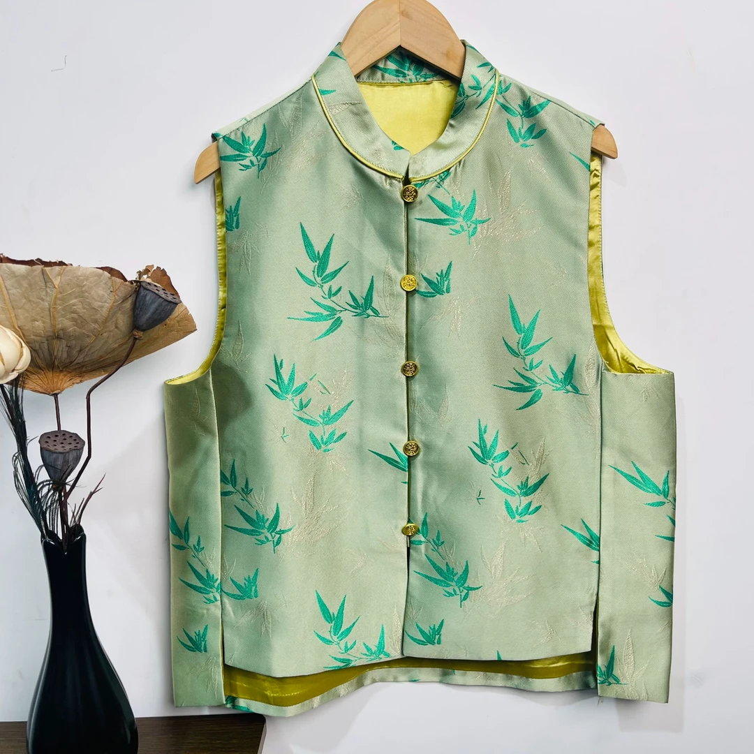 【鑫鑫家】新中式国风宋锦马甲