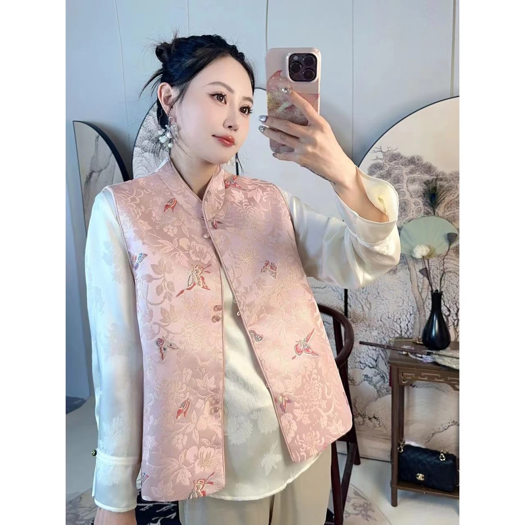 （书苒家）9070（云锦彩蝶）新中式国风马甲