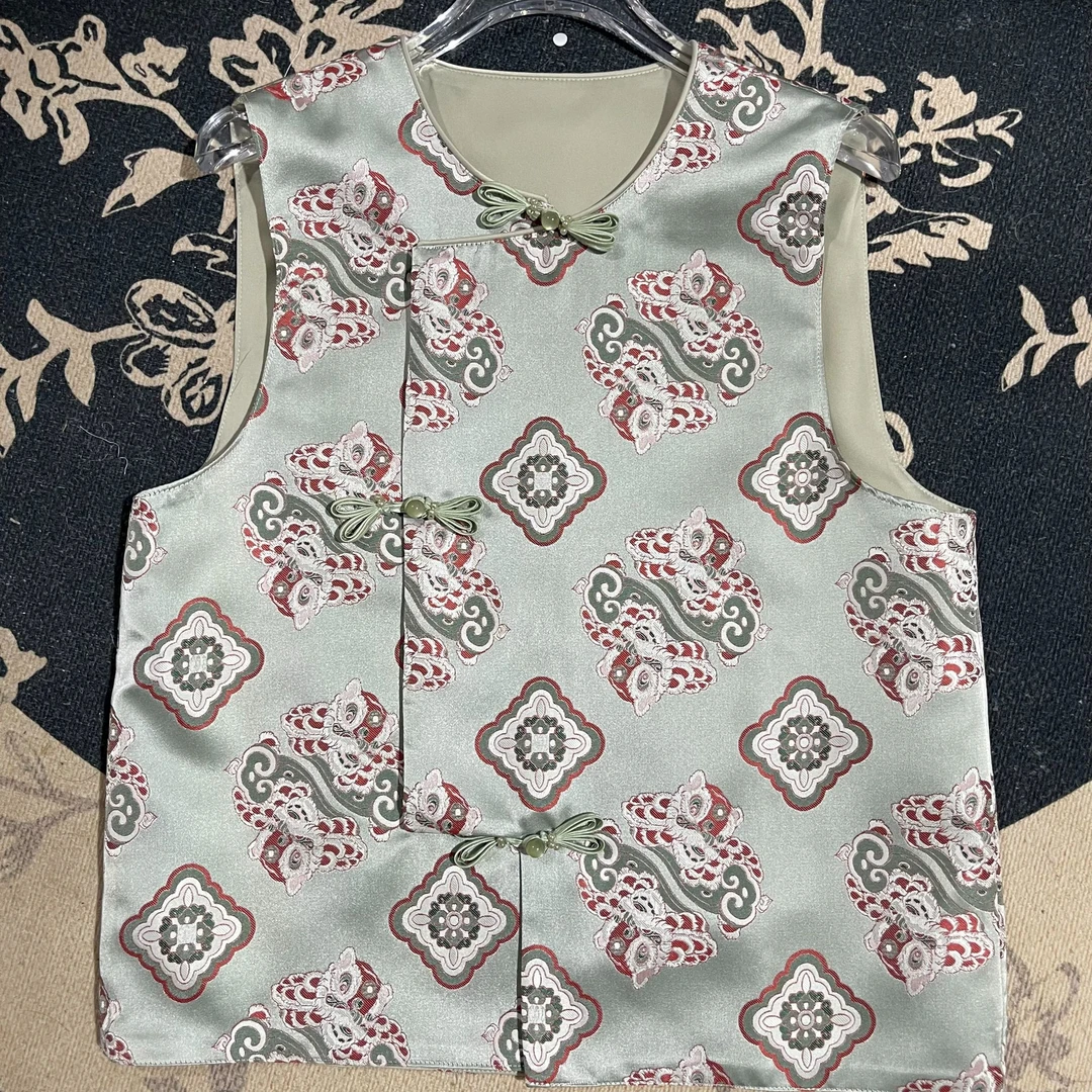 （鑫鑫家）6250（舞狮）新中式国风马甲