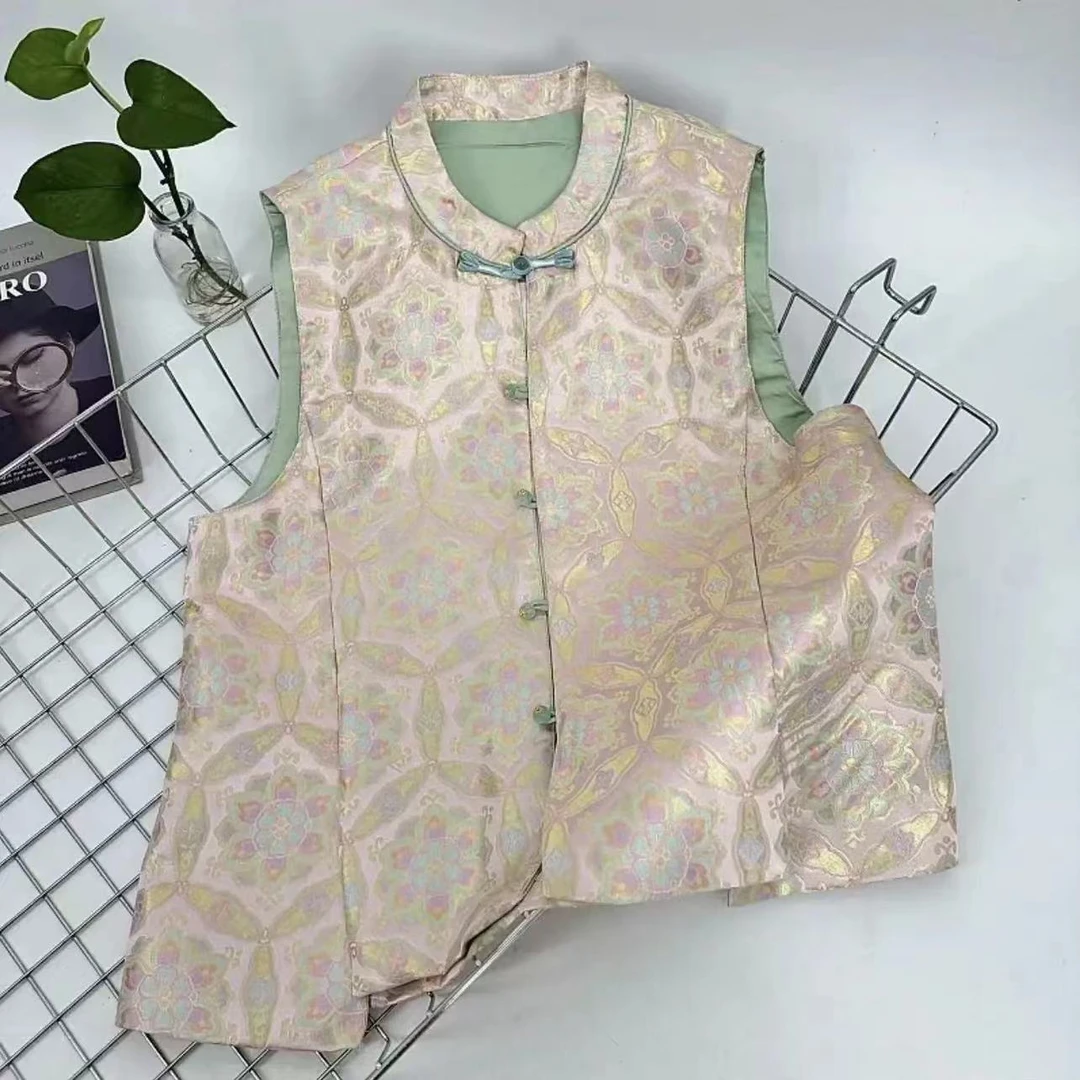 （鑫鑫家）6249（宝相花）新中式国风马甲