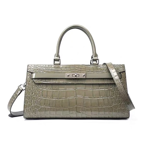 2025新款欧美时尚女包新款鳄鱼纹百搭斜挎单肩手提包6283气质轻奢