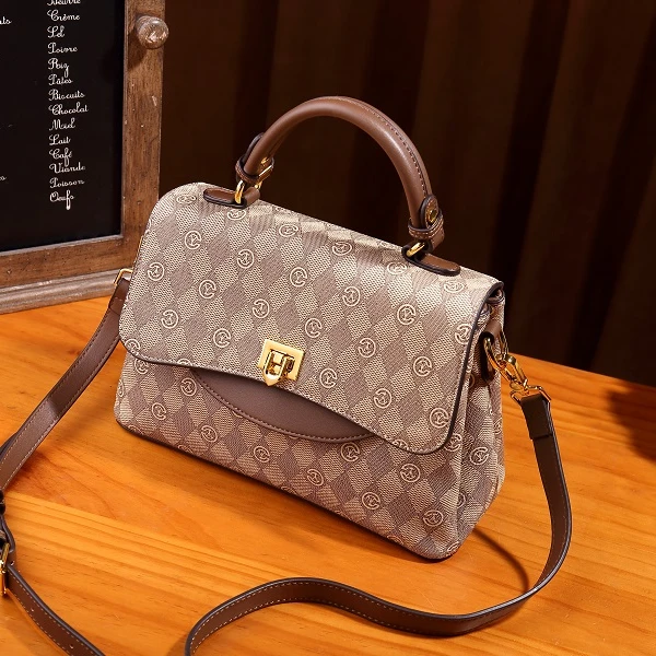 欧货2024新款简约大气百搭时尚休闲手提单肩女包 B272时尚百搭ol