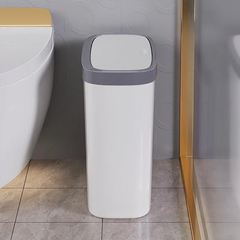 窄缝垃圾桶家用新款卫生间厕所厨房高颜值卫生间专用桶放纸桶