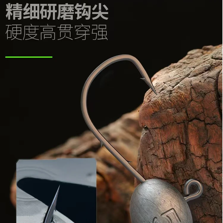 平凡根钓钩、超强拉力钩身粗细可选50枚装