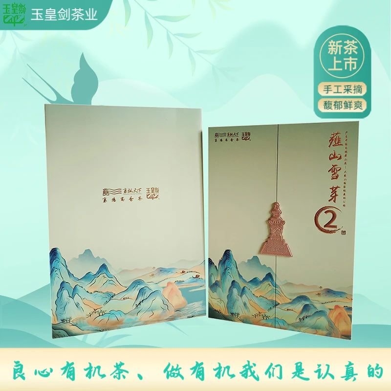 玉皇剑2025绿茶襄阳高香茶薤山雪芽2号120克（4g*5泡*6盒）
