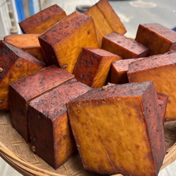 四川南部县石河豆腐干 担水豆腐干带花椒