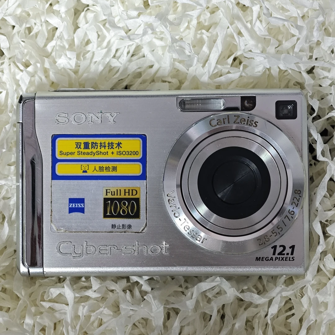 95新 Sony/索尼 W200银色121万像素3倍变焦