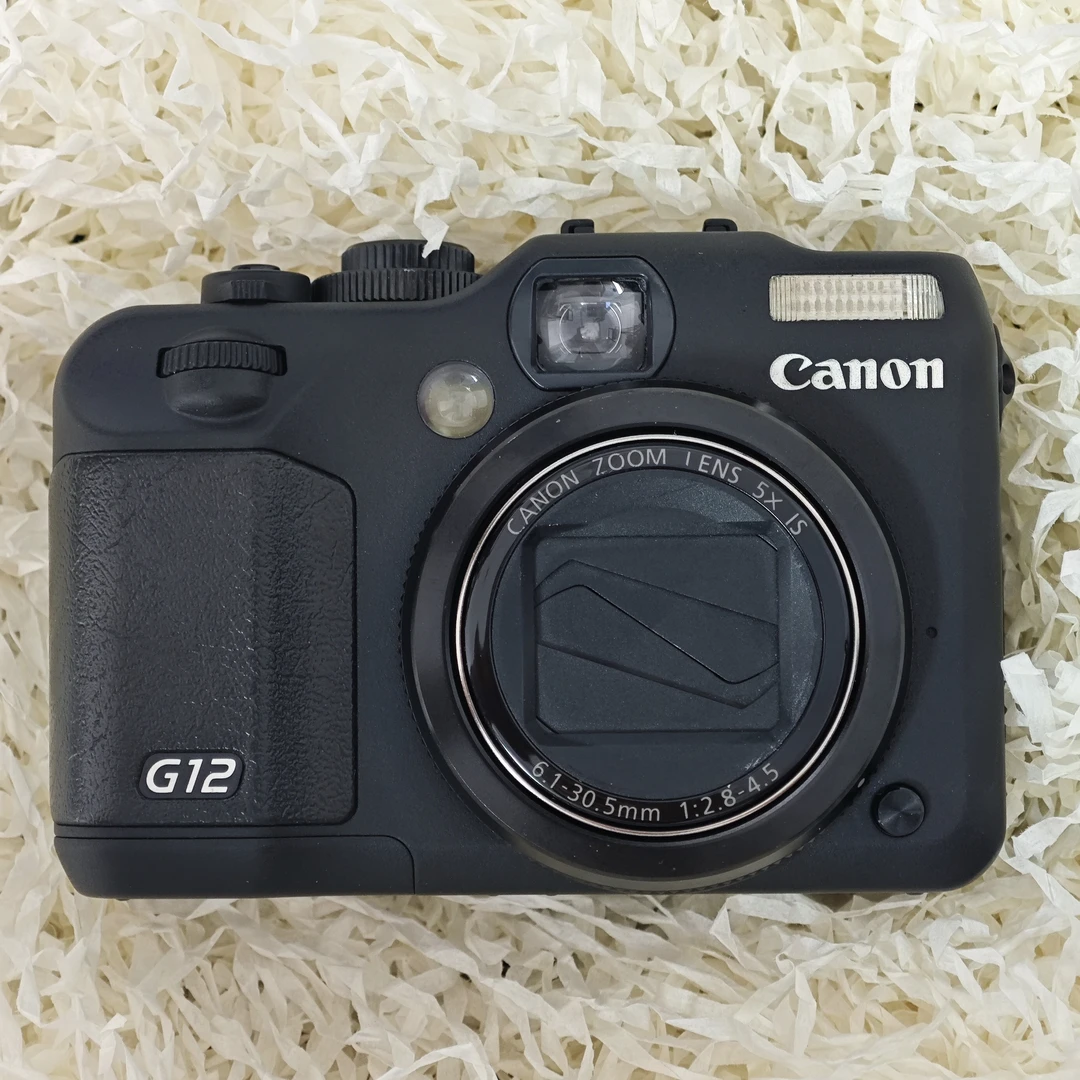 95新 Canon/佳能 G12黑色1000万像素5倍变焦