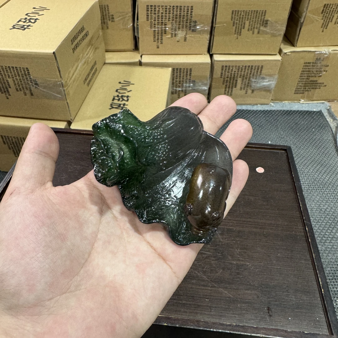 【闪购商品】金猪百财精品变色茶宠摆件2611