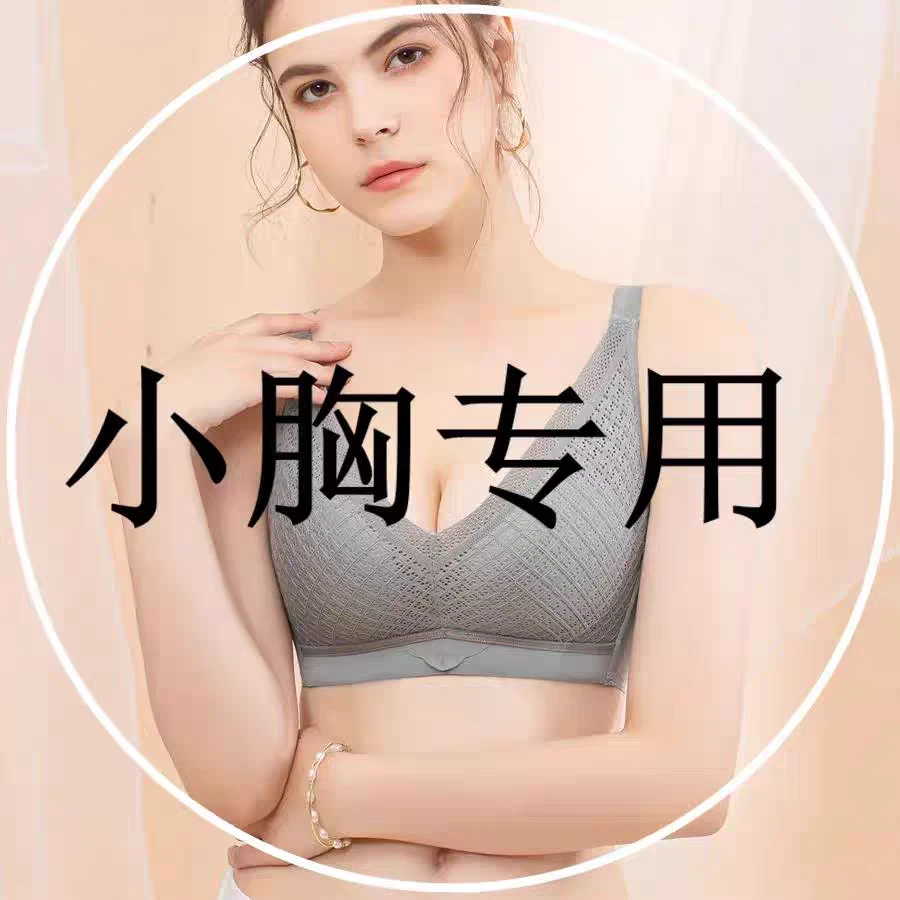 内衣女薄款小胸聚拢防下垂无痕文胸无钢圈舒适胸罩调整型好穿推荐