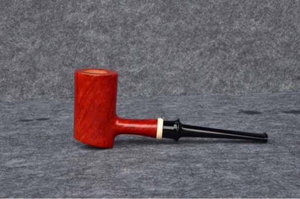 圣鲸石楠木烟斗口径18mm斗深41mm斗长140mm烟道3mm