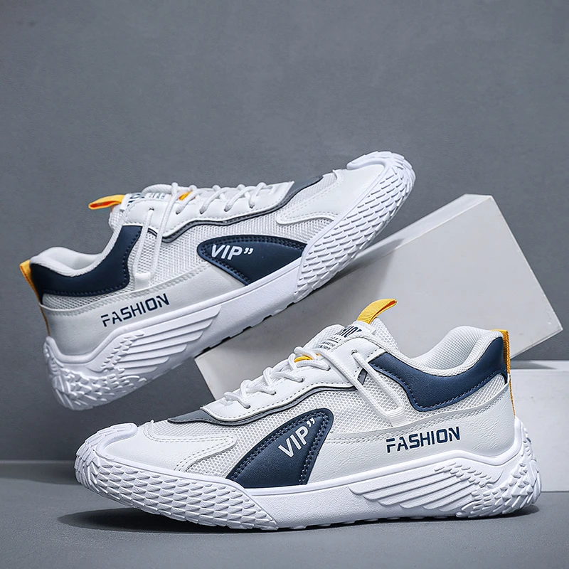 2024春季男士百搭简约休闲板鞋耐磨防滑潮流运动鞋老鹰底潮鞋