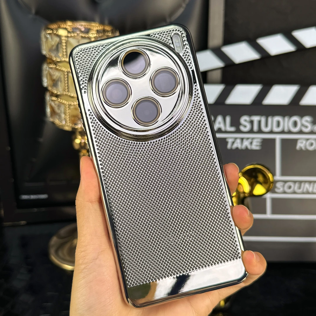 适用于vivo X200【超薄电镀+全包镜头护镜】高档散热透气时尚手机壳