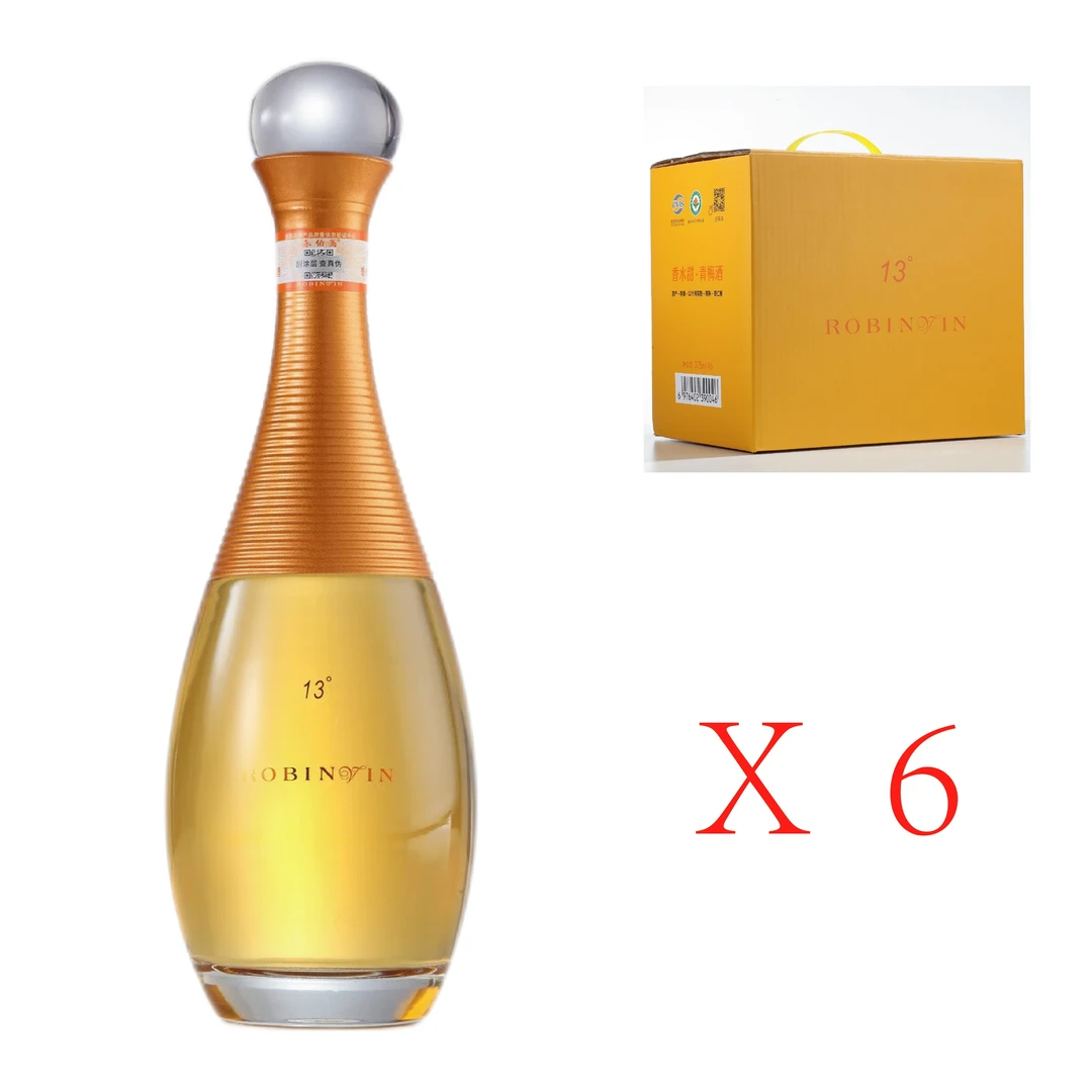 乐伯翁青梅酒13度六瓶整箱传统手工采摘优质陈酿清新清香初恋味道