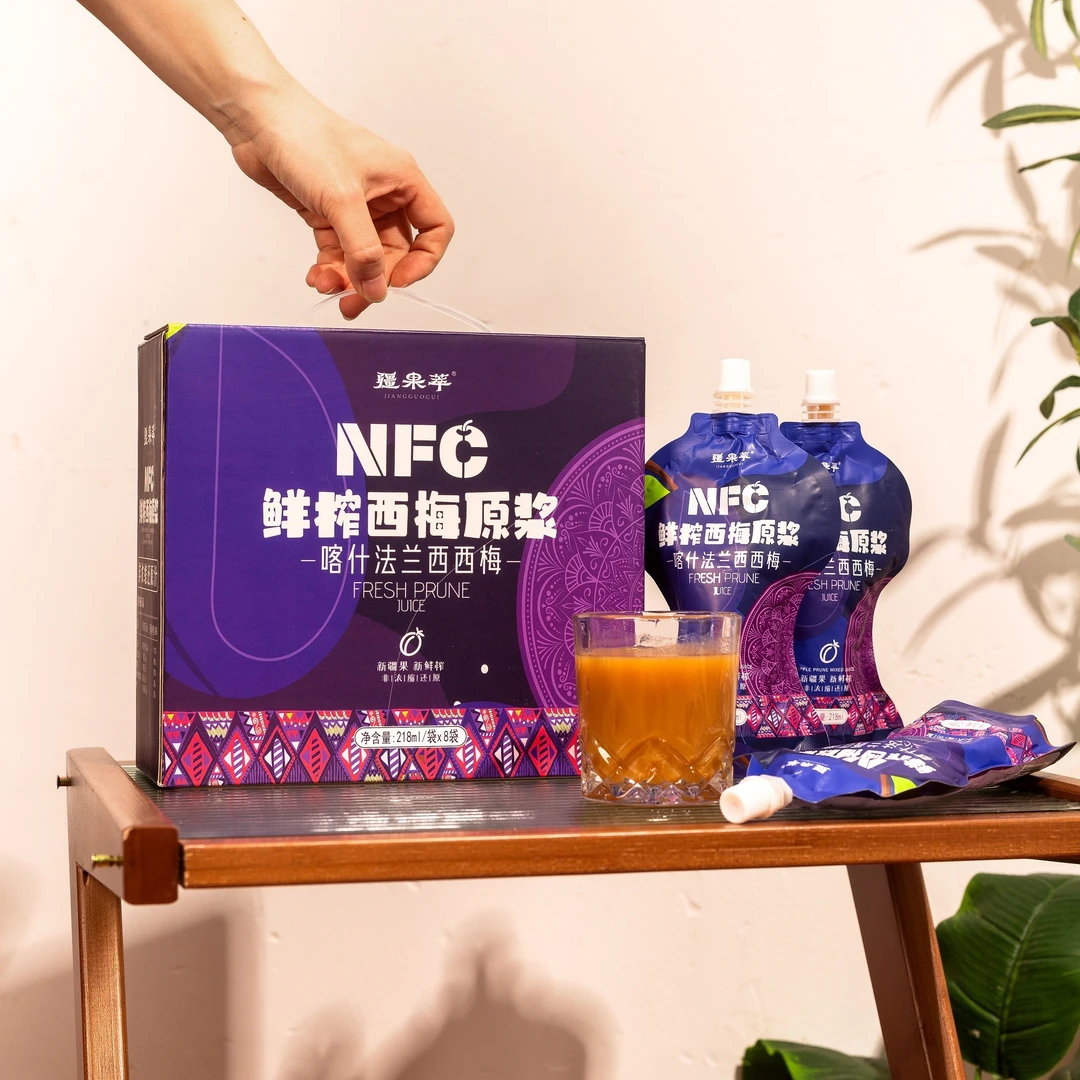 新疆法兰西西梅NFC鲜榨西梅原浆 218ml 西梅汁天然果汁礼盒装