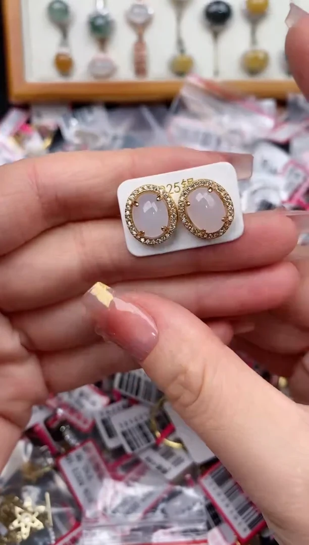 【闪购商品】翡翠戒指银S925镶嵌4444444   2